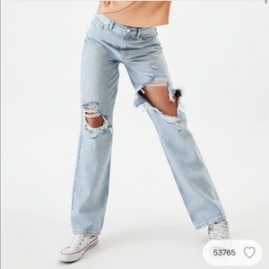 Pacsun light 90’s boyfriend jeans